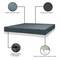 Modern Leisure Renaissance Hot Tub Cover, 96 in. Square x 14 in. H, Gray 3097 - alternate 6